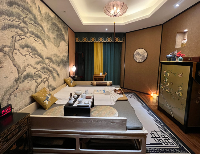 青岛市北足疗减压会所环境展示（二）一种真挚的艺术生活态度